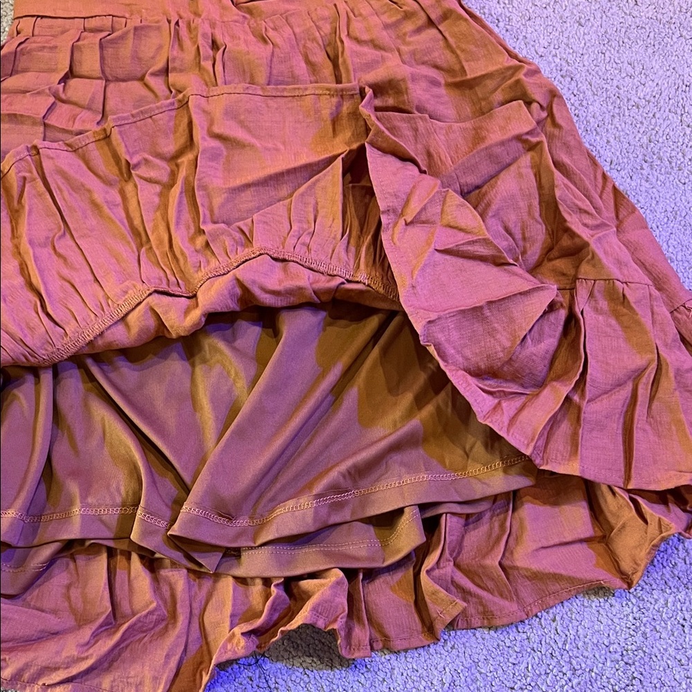 Charming Rust Mini Dress - Picture 2 of 8